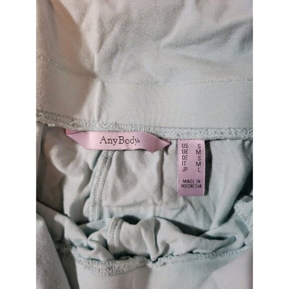 AnyBody Blue Cozy Knit Solid Jogger Pants Small Loungewear QVC - Picture 4 of 6